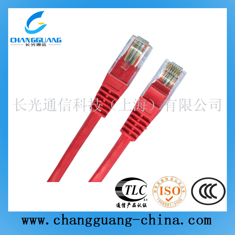 超五類(lèi)非屏蔽網(wǎng)絡(luò)跳線(xiàn)(紅色)